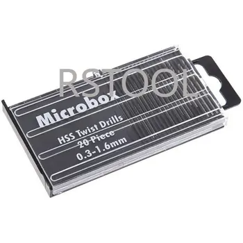20Pcs 0.3-1,6 mm Ramienka Mini Micro Drill Bit Nastavený Twist Vŕtať DIY Kit Rotačné Ručné Náradie