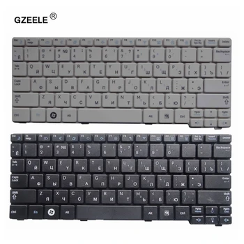 GZEELE NOVÁ ruská klávesnica pre Samsung N150 plus N143 N145 N148 N158 NB30 NB20 N102 N102S N100S Notebook, čierny/biely RU layout