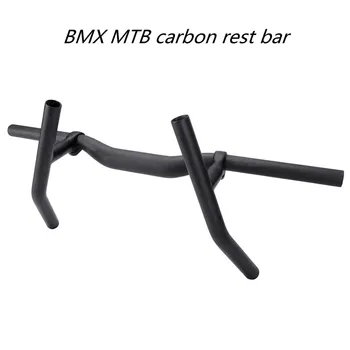 požičovňa uhlíka zvyšok riadidlá pre 22.2 mm trubica BMX cestnej bike Racing Bike Ramena Zvyšok Riadidlá zariadenia Extender Full Carbon Fiber zvyšok bar