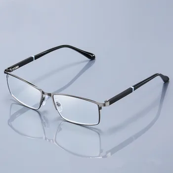 +1.0~+4.0 Kvalitné Okuliare Na Čítanie Mužov Titán Allloy Modré Svetlo Blokuje Okuliare Ženy Business Office Presbyopia