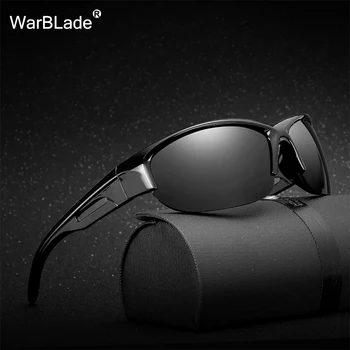 WarBLade Polarizované pánske slnečné Okuliare UV400 Zrkadlo HD Objektív Retro Slnečné Okuliare Muž Rybolov pohyb Eyewears 2018 Nové