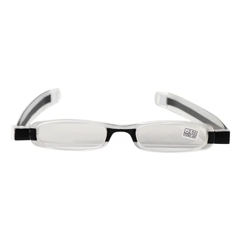 Inovovaný 360 Stupňov Rotácie Okuliare na Čítanie Ultraportability Mini Slim Skladacie Lupa 